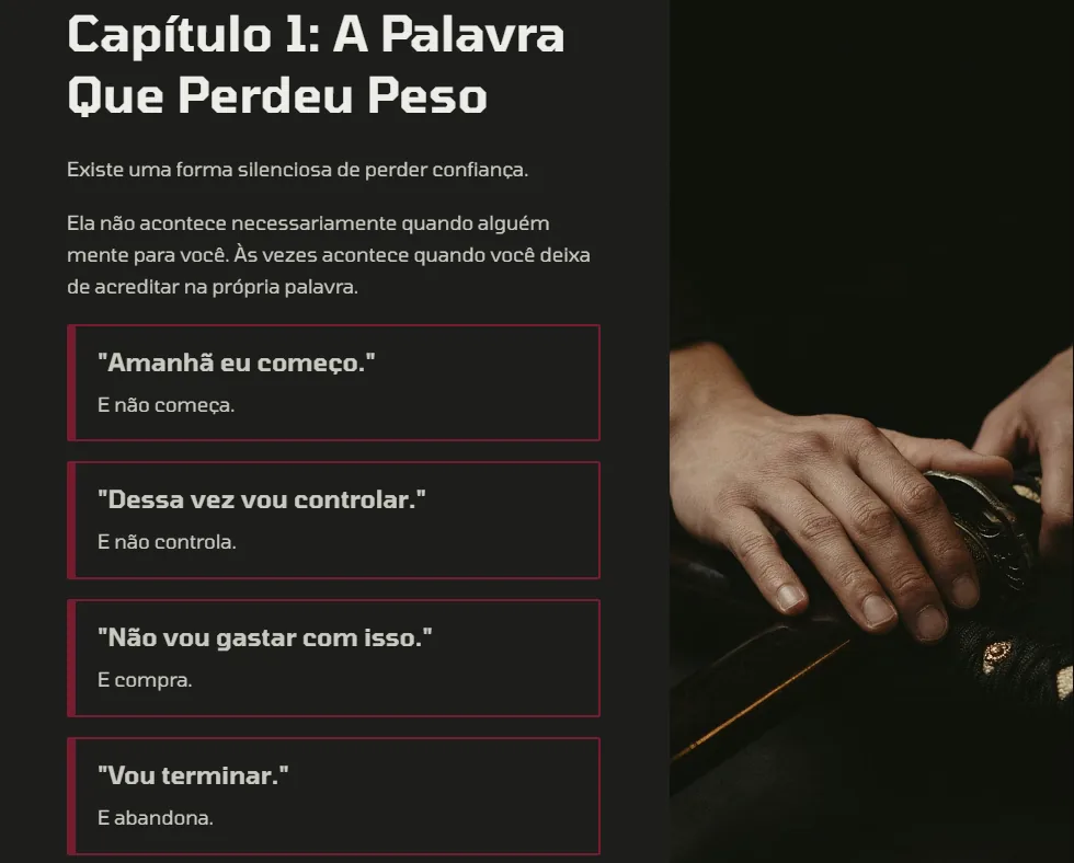 Capítulo 1: A Palavra Que Perdeu Peso