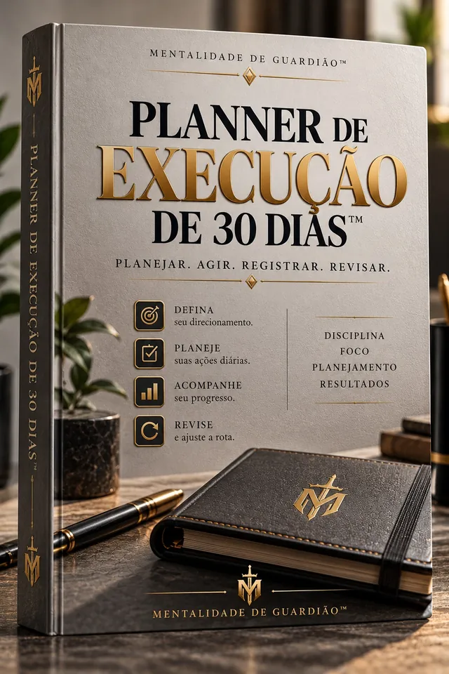 Capa de Planner de Execução de 30 Dias™