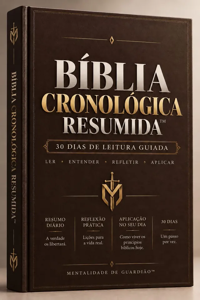Capa de Bíblia Cronológica Resumida™