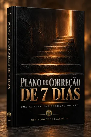 Capa de Plano de Correção de 7 Dias